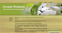 Desktop Screenshot of hanse-robinie.de